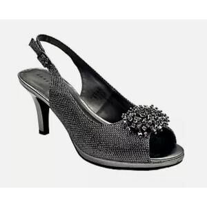 KAREN SCOTT Womens NEW Breena Embellished Open Toe Heel Sandals / Size 11
